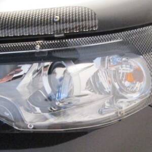 Headlight Guard (3D Carbon Look, Halogen Light) - Toyota Fortuner 2016–2020