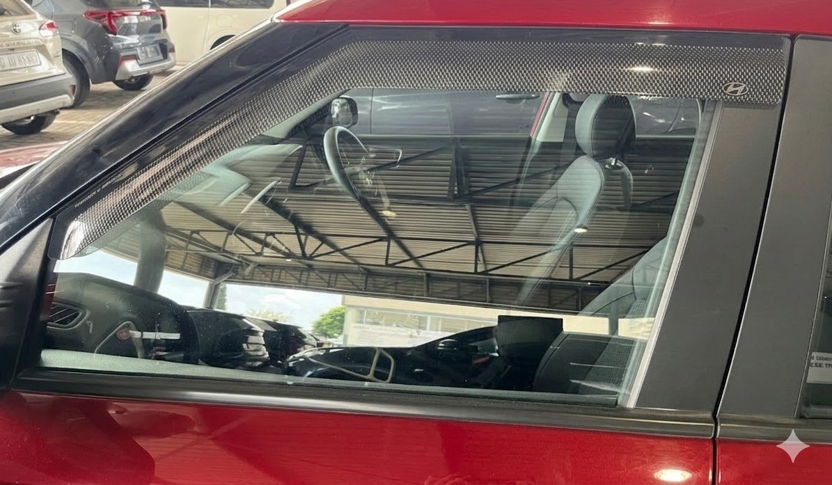 Slimline Window Visors (3D Carbon Fibre Look) - Hyundai Venue