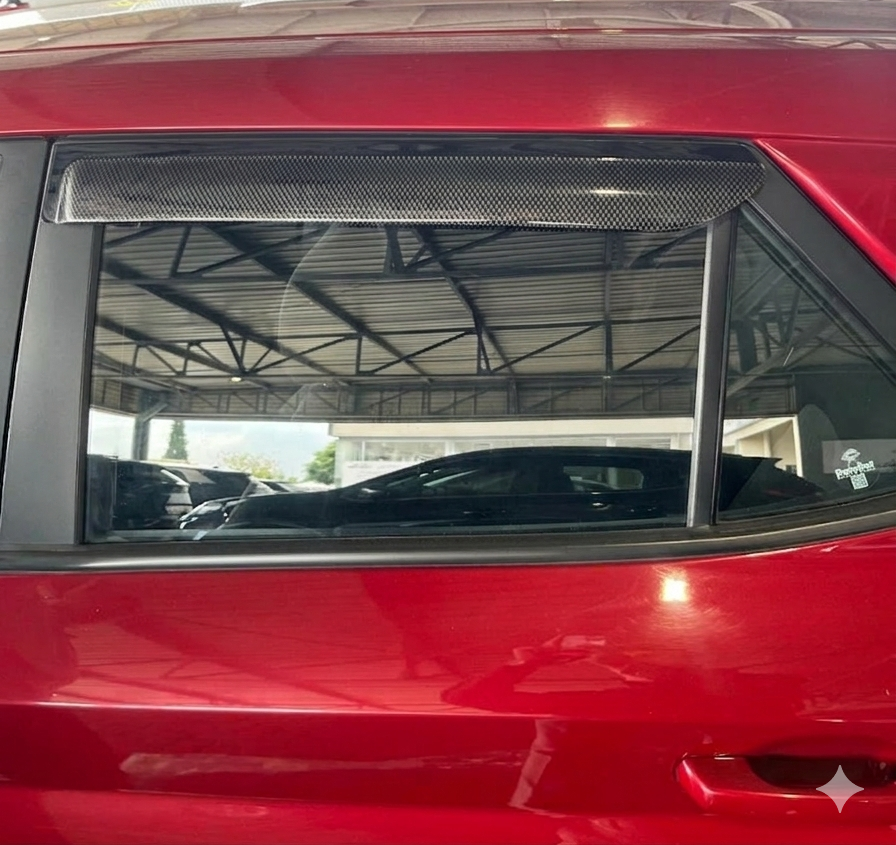 Slimline Window Visors (3D Carbon Fibre Look) - Hyundai Venue - Image 2